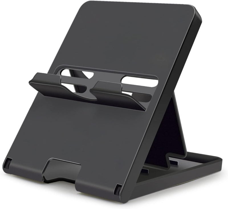 ELIATER Stand Compatible with Nintendo Switch, Adjustable Switch Playstand, Foldable Phone Stand for Desk, Compact & Portable Switch Holder Accessories (Black) - Image 1